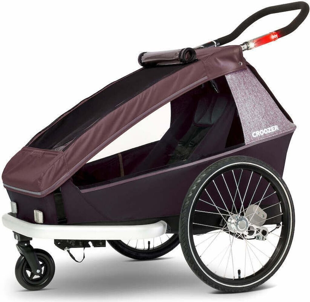 Bild von Croozer Fahrradkinderanhänger Kid Vaaya 1 (2-in-1 Kinderfahrradanhänger) inkl. Buggy Rad.