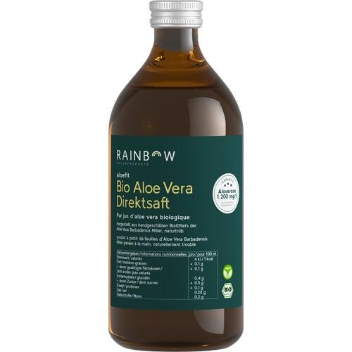 Bild von RAINBOW Naturprodukte Bio Aloe Vera Direktsaft - 500 ml