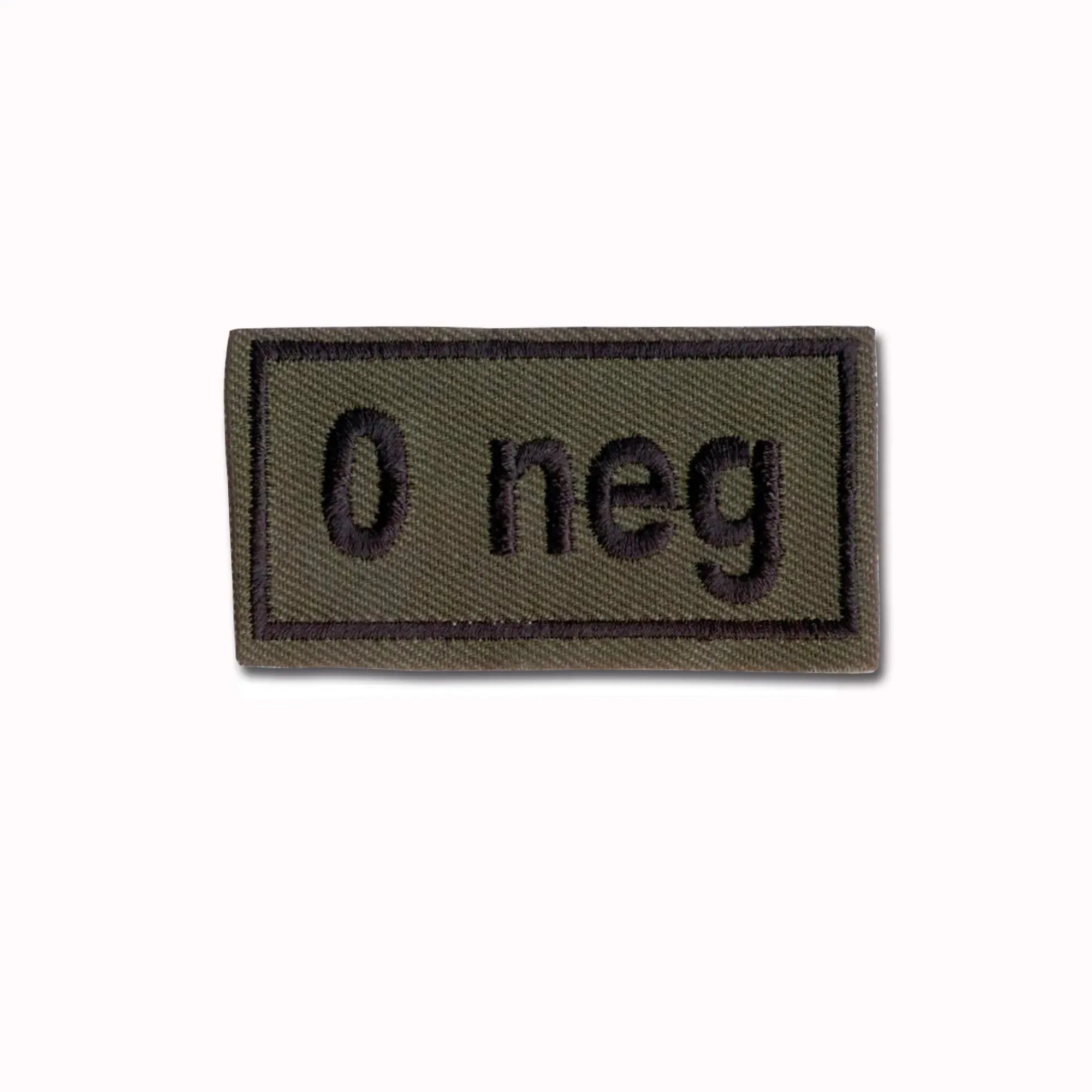 Bild von Abzeichen Bloodpatch 0 neg oliv