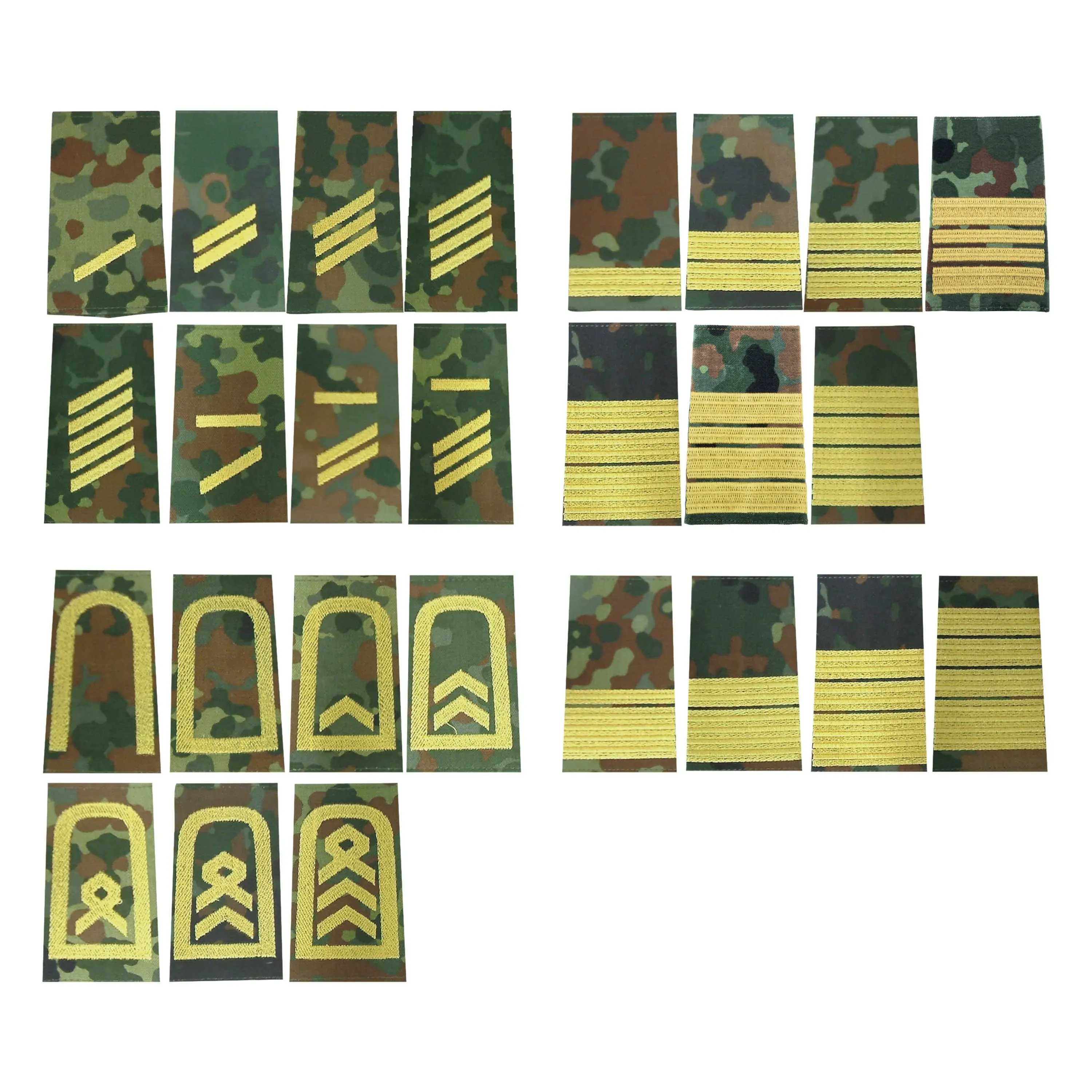 Bild von BW Rangabzeichen flecktarn Marine goldfarben