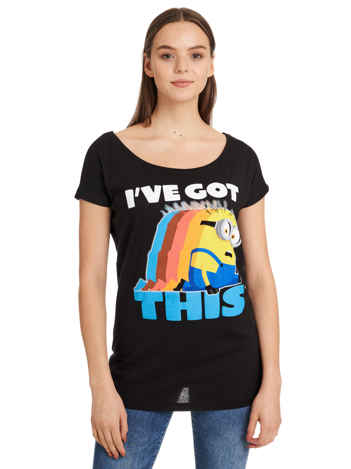 Bild von Minions I've Got This Damen Loose-Shirt schwarz