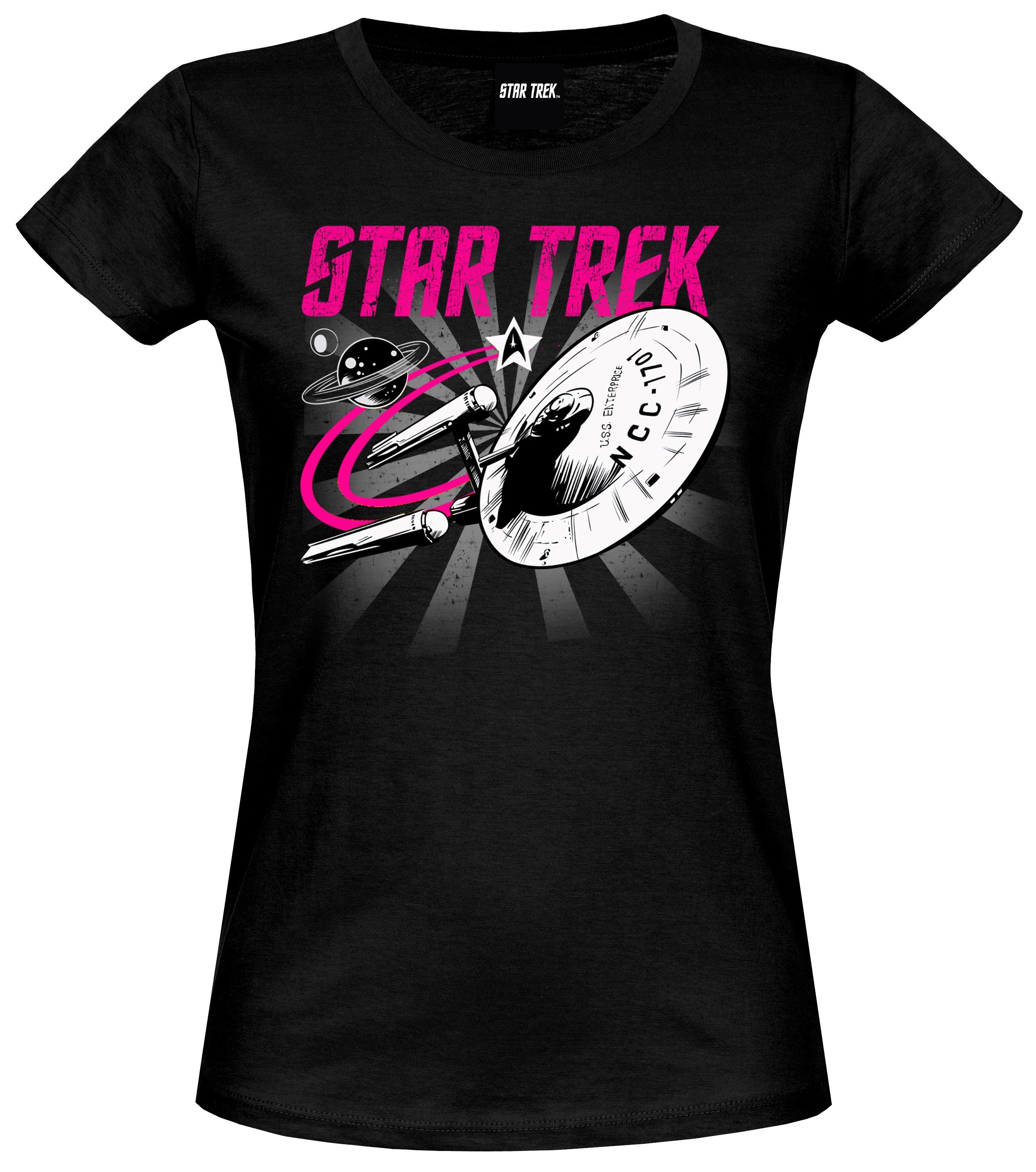 Bild von Star Trek Adventure Damen T-Shirt schwarz