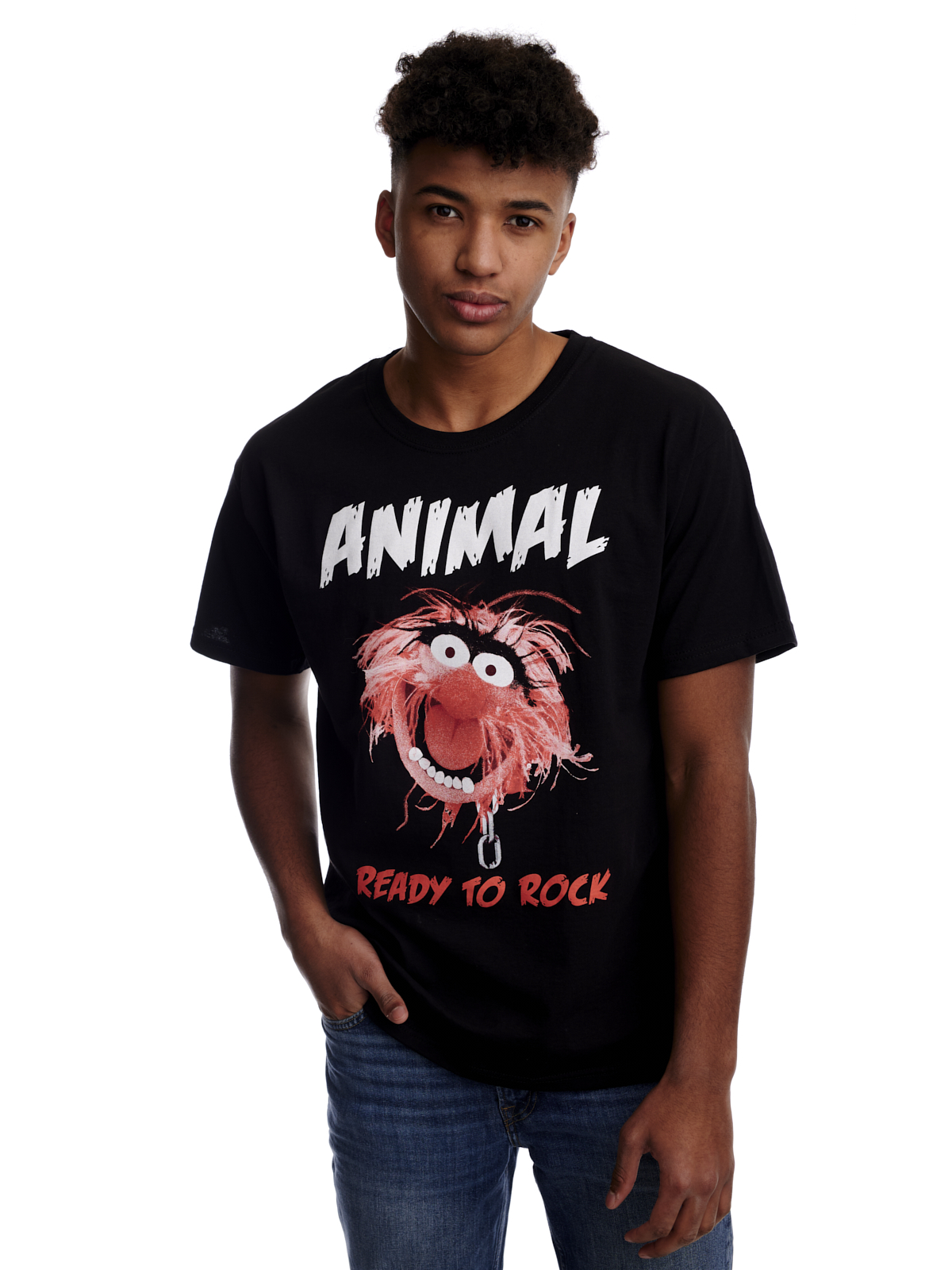 Bild von The Muppets Ready To Rock Herren T-Shirt schwarz