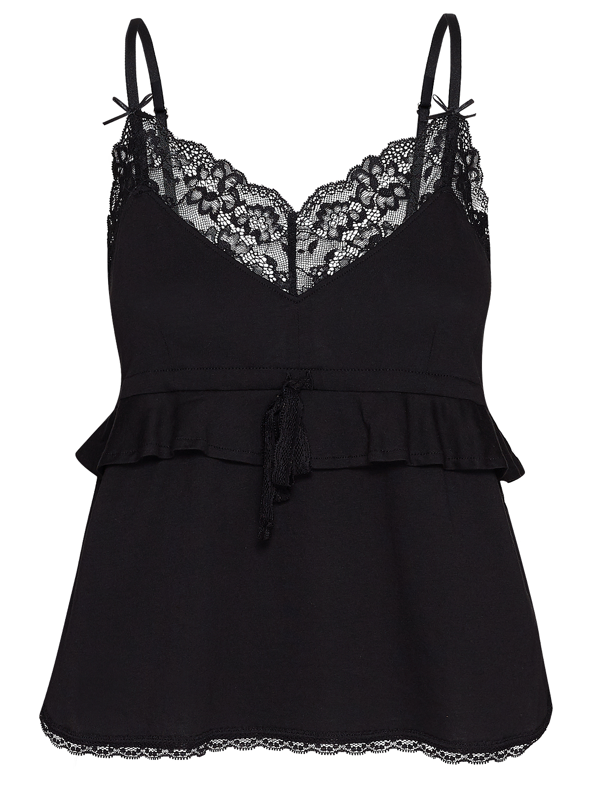 Bild von Vive Maria Chez Colette Lace Damen Trägertop schwarz
