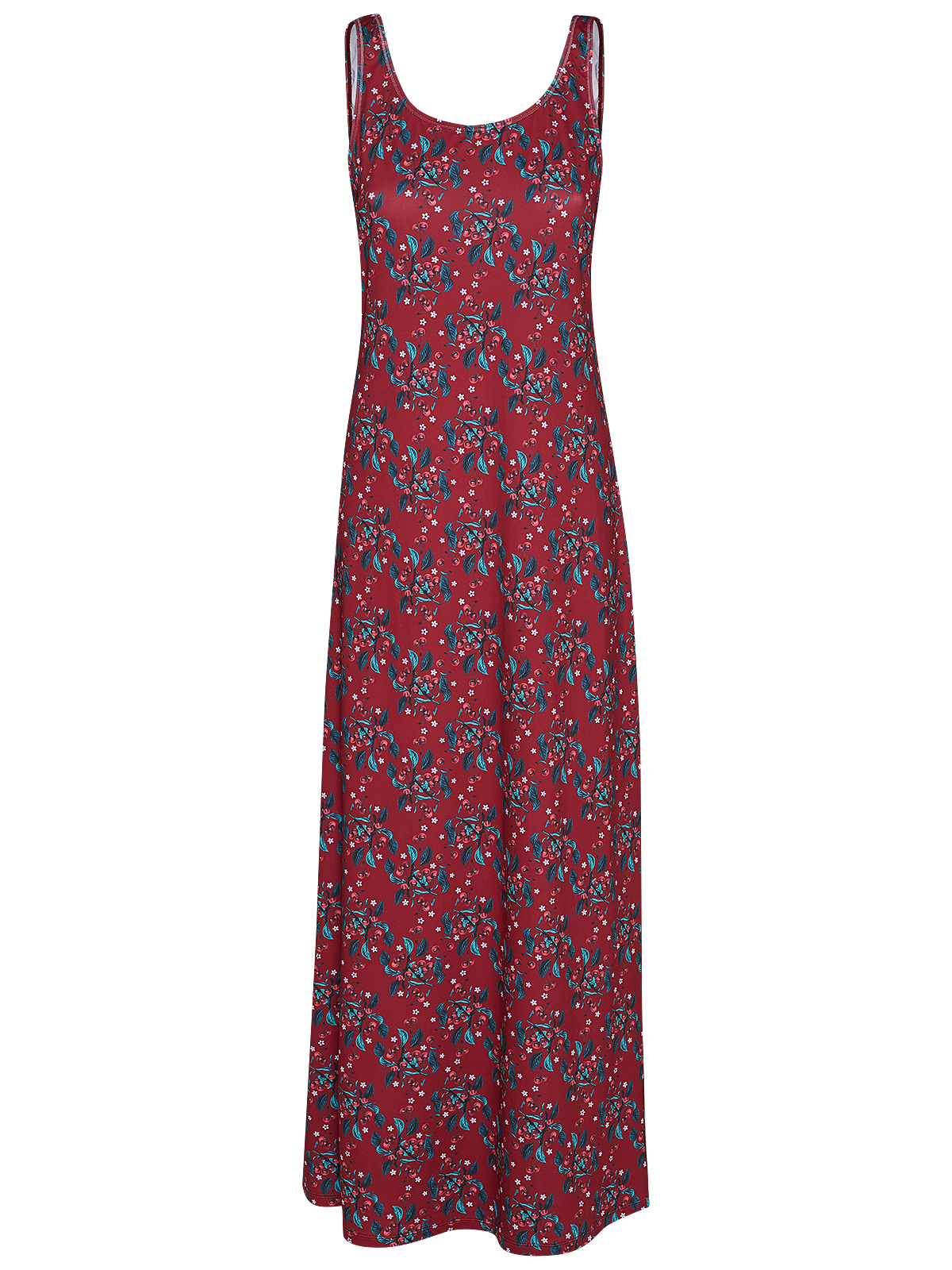 Bild von Pussy Deluxe Wild Cherry Damen Strandkleid rot allover