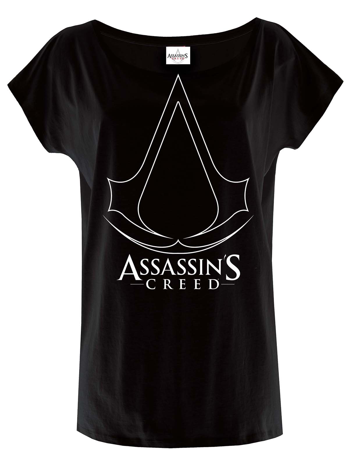 Bild von Assassins Creed Symbol Damen Loose-Shirt schwarz