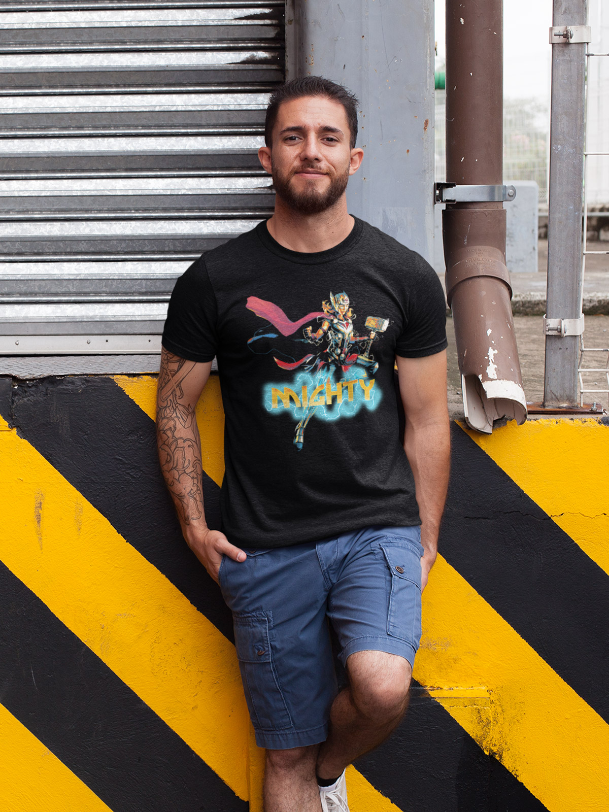 Bild von Thor Mighty Herren T-Shirt schwarz