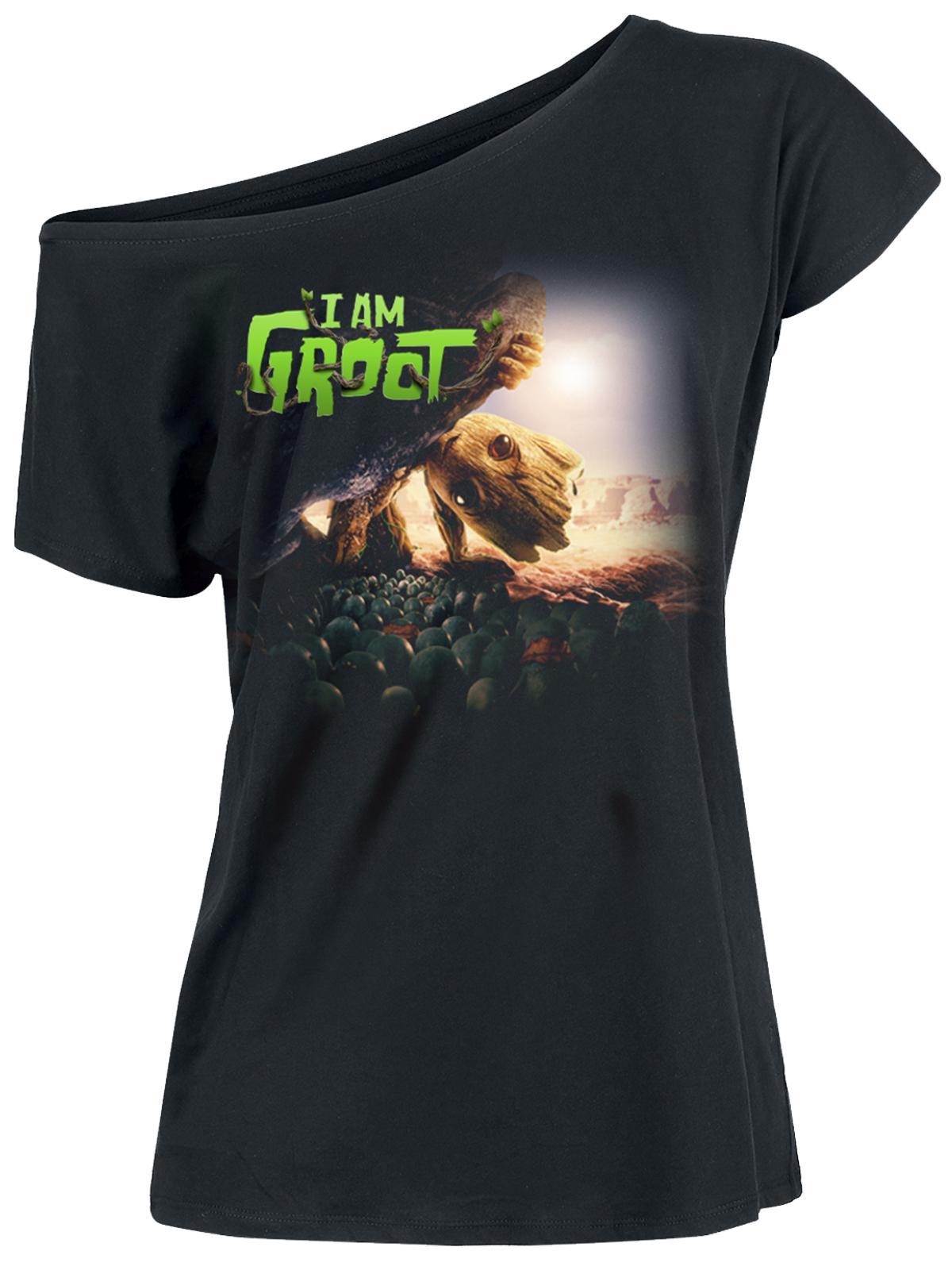 Bild von Guardians of the Galaxy Little Guy Herren Loose-Shirt schwarz