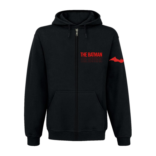 Bild von Batman Red Batman Herren Kapuzenjacke schwarz