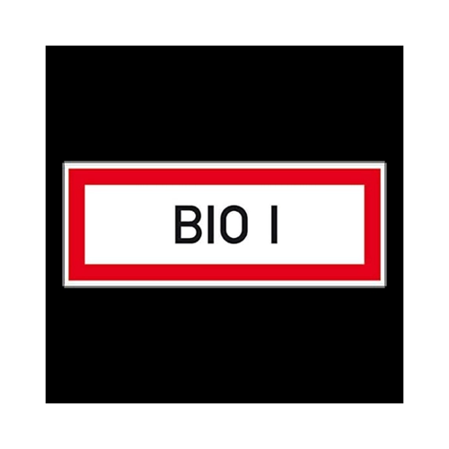 Bild von Hinweisschild für die Feuerwehr »BIO I«