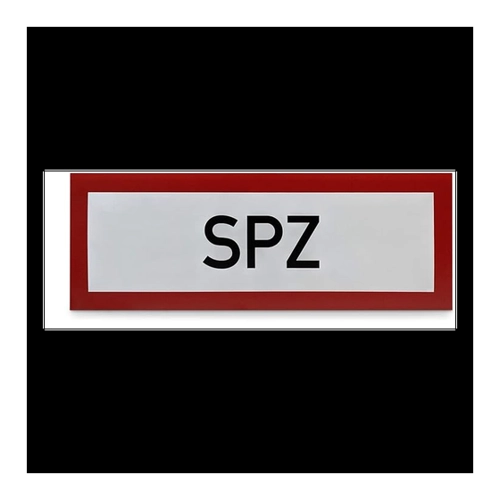 Bild von Hinweisschild für die Feuerwehr »SPZ«