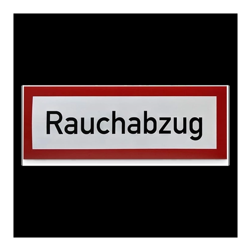 Bild von Hinweisschild für die Feuerwehr »Rauchabzug (RWA)«