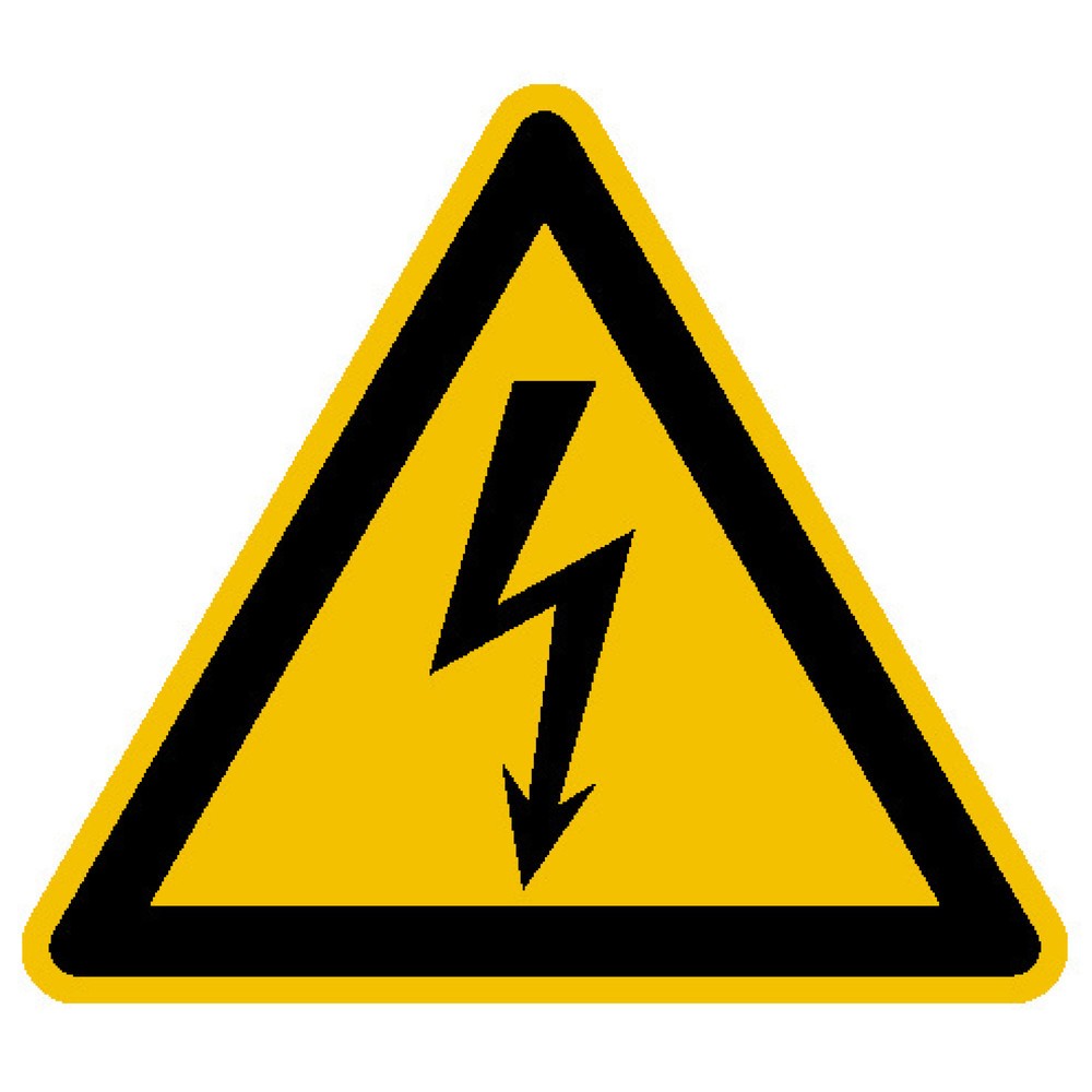 Bild von SafetyMarking Warnschild, (500 Stück), Folie elektrische Spannung SL25mm