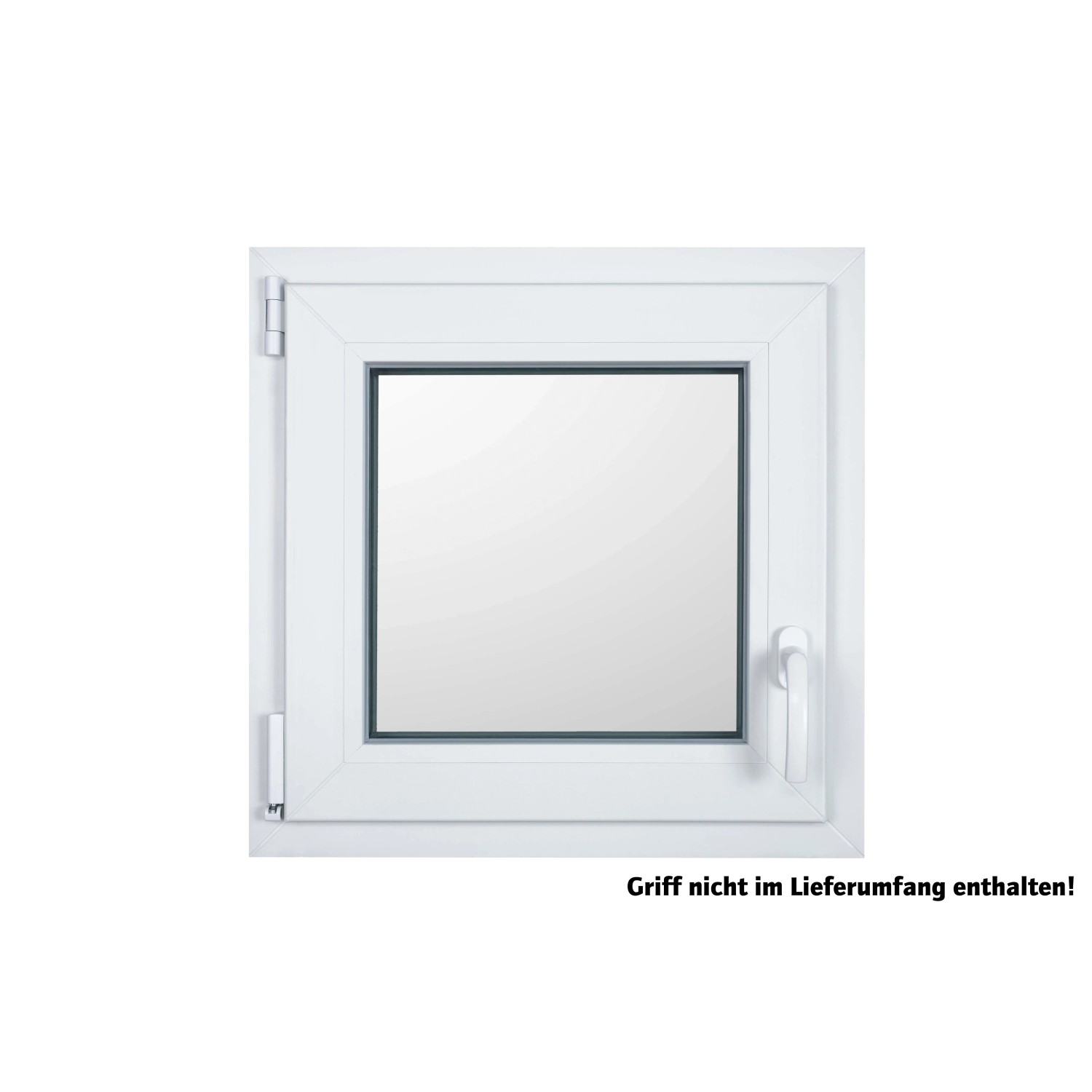 Bild von KM Meeth Kunststoff-Fenster CL70P Weiß 55 cm x 50 cm DIN Links