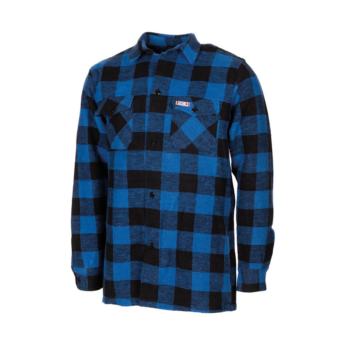 Bild von Fox Outdoor, MFH Holzfällerhemd, kariert Hemd Jacke Luberjack (blau-schwarz, M)
