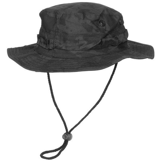 Bild von MFH Outdoorhut US GI Buschhut, mit Kinnband, GI Boonie, Rip Stop, night-camo (1-St)