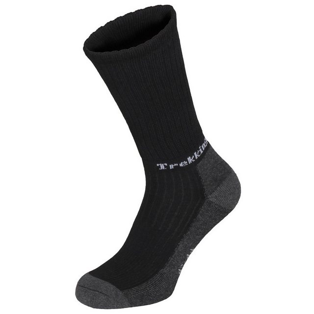 Bild von FoxOutdoor Wandersocken Trekkingsocken, "Lusen", schwarz, Frotteesohle 42-44