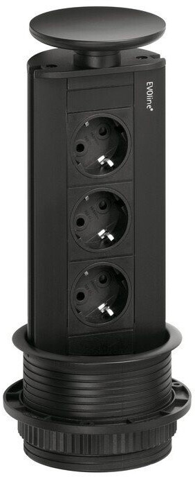 Bild von Naber Umluftmodul Evoline Port 1 Steckdosenelement mit Schuko Deckel und Profil, Evoline Port 1 Steckdosenelement mit Schuko Deckel und Profil