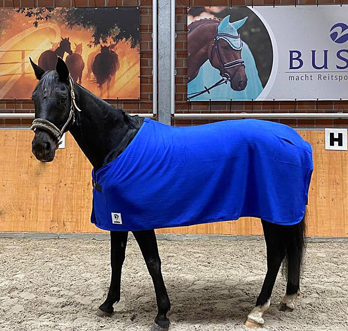 Bild von Manski Abschwitzdecke Fleece Baltic royalblau 105 cm