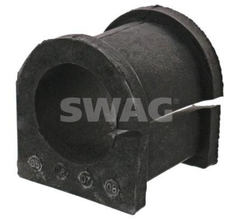 Bild von SWAG 80 94 1131 Stabigummis Stabilager, Stabilisatorlager, Lagerung, Stabilisator Vorderachse links, Vorderachse rechts, innen Gummi 27
