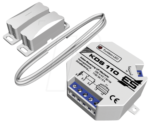 Bild von Schabus Kabel-Abluftsteuerung KDS110 1150W Weiß Zulassungen (Abluftsteuerung): DIBt