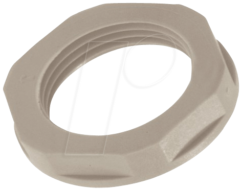 Bild von LAPP 53119033 - Gegenmutter, Sechskant, M 25 x 1,5 mm, SW 34, mm, lichtgrau