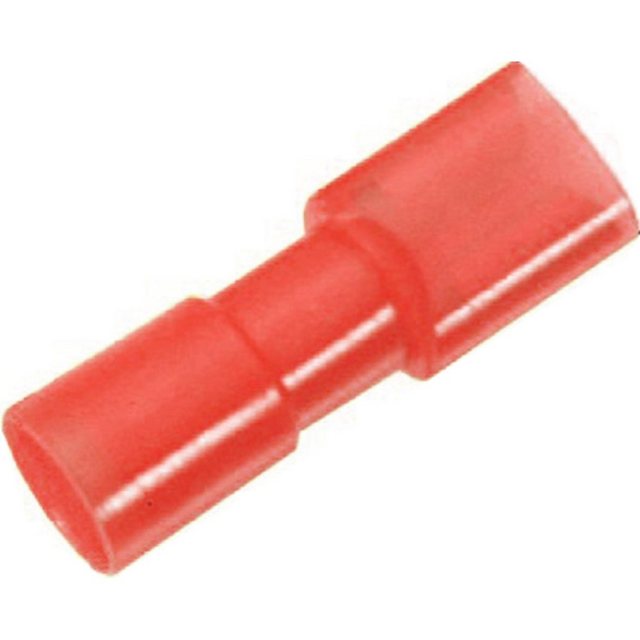 Bild von Lapp Kabel Flachsteckhülse Steckbreite: 4.8 mm Steckdicke: 0.8 mm 180 ° Vollisoliert Rot 61794955 100 St., Elektronikkabel + Stecker, Rot