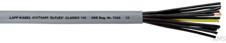 Bild von Lapp Steuerkabel ungeschirmtx0.75 mm² ungeschirmt VE=Rolle à 100 Meter (1119802/100)