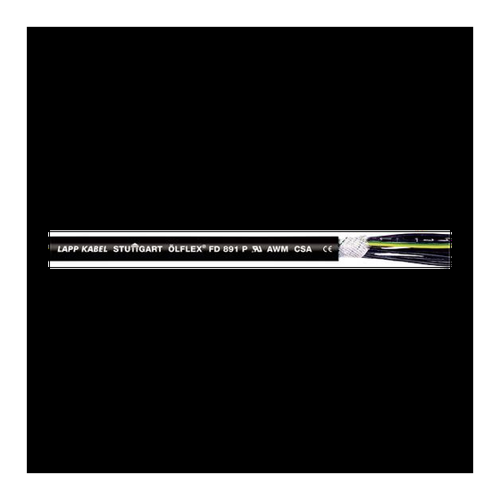 Bild von LAPP 1028304-50 Schleppkettenleitung ÖLFLEX® FD 891 P 4G 1.50mm² Schwarz 50m