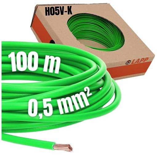 Bild von Lapp Kabel&amp;Leitung H05V-K 1x0,5 GN 4510121 R100 - 4510121/100
