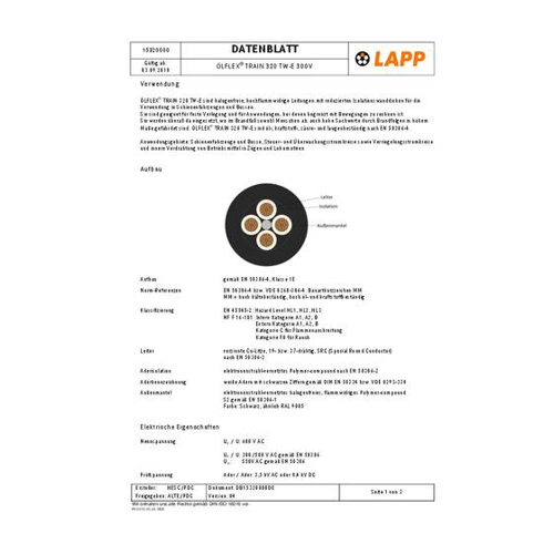Bild von LAPP 15320018/1000 Steuerleitung 1000m – Eine umfassende Analyse