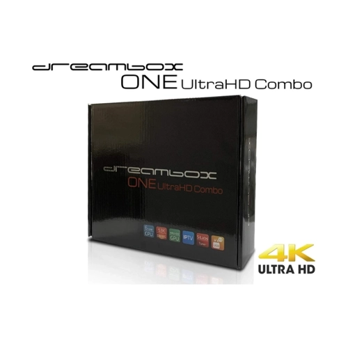 Bild von Dreambox One Combo Ultra HD 1x DVB-S2X MIS  1xDVB-C/T2 Tuner 4K 2160p E2 Linux Dual Wifi H.265 HEVC