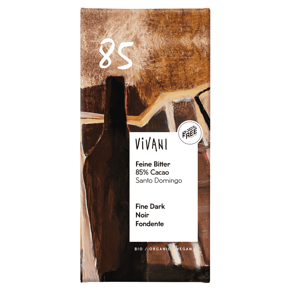 Bild von Cacao 85% Feine Bitter Schokolade bio (80g)