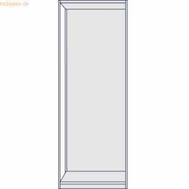 Bild von KERKMANN Aktenregal Büroregal Progress 500 Grundregal BxTxH 75x40x260cm leer mit Rückwand