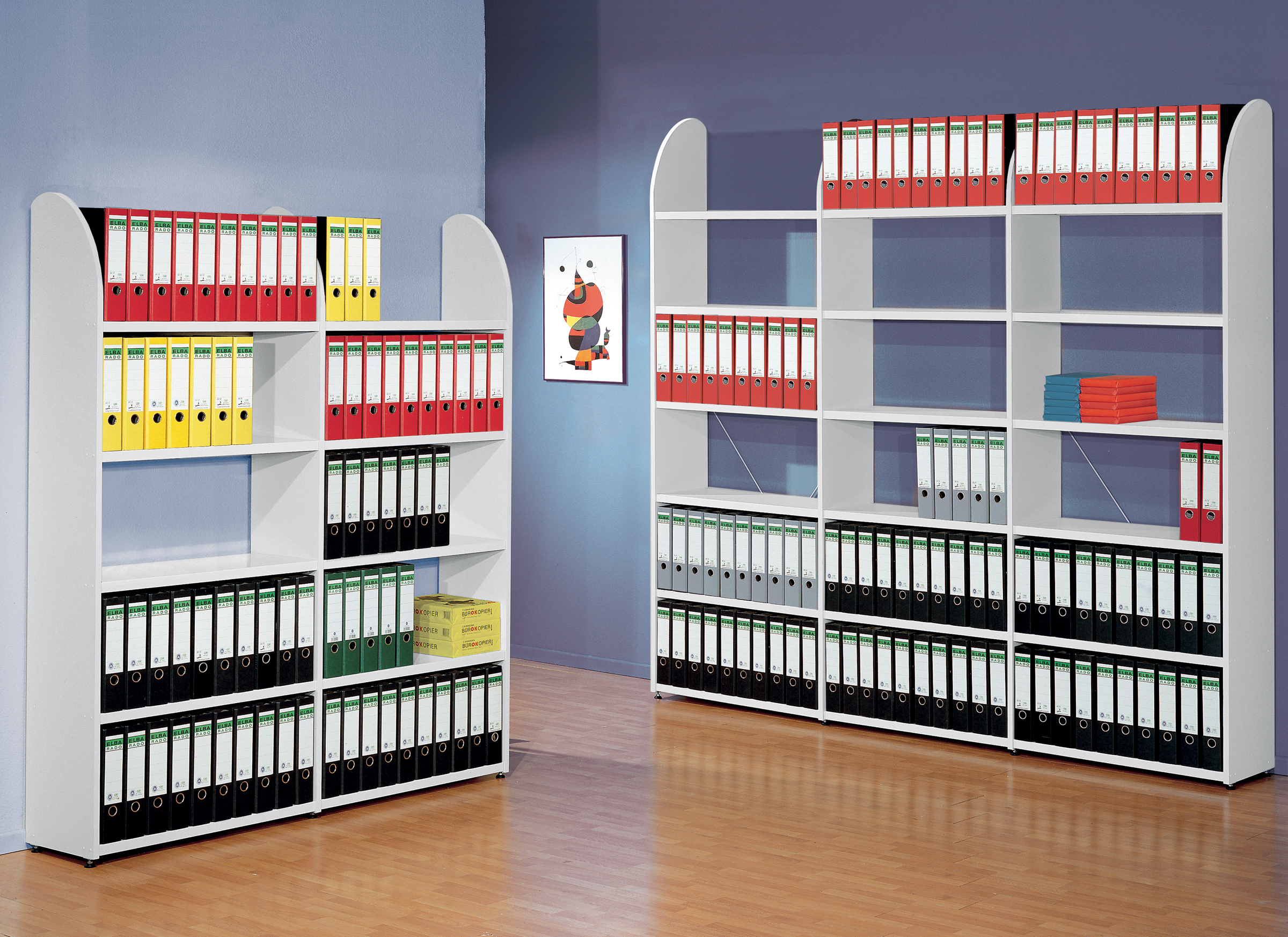 Bild von KERKMANN Aktenregal Abschlusswange Büroregal Dante BxTxH 2,2x32,5x260cm lichtgrau