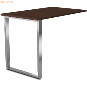 Bild von KERKMANN Schreibtisch Anbautischtisch Aveto Bügelgestell 160x80x68-82cm höhenverstellbar wen