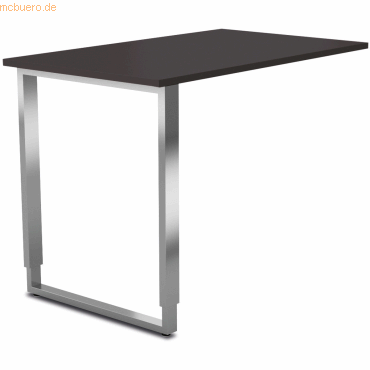 Bild von KERKMANN Schreibtisch Anbautischtisch Aveto Bügelgestell 160x80x68-82cm höhenverstellbar ant