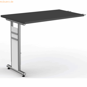 Bild von KERKMANN Schreibtisch Anbautisch StageOne Form 4 BxT100x60cm anthrazit