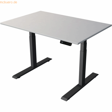 Bild von KERKMANN Schreibtisch Steh-/Sitztisch Move 2 elektrisch Fuß anthrazit 120x80x63-127cm lichtg