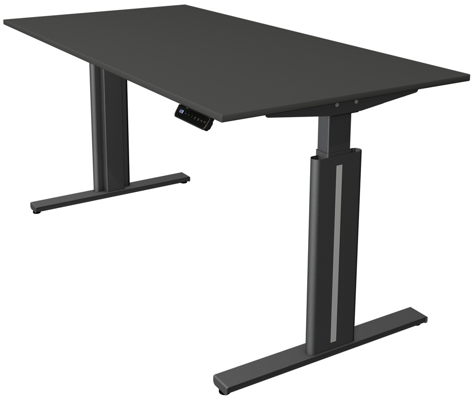 Bild von KERKMANN Schreibtisch Sitz-/Stehtisch Move 3 elegant elektr. höhenverstellbar BxT 200x100cm