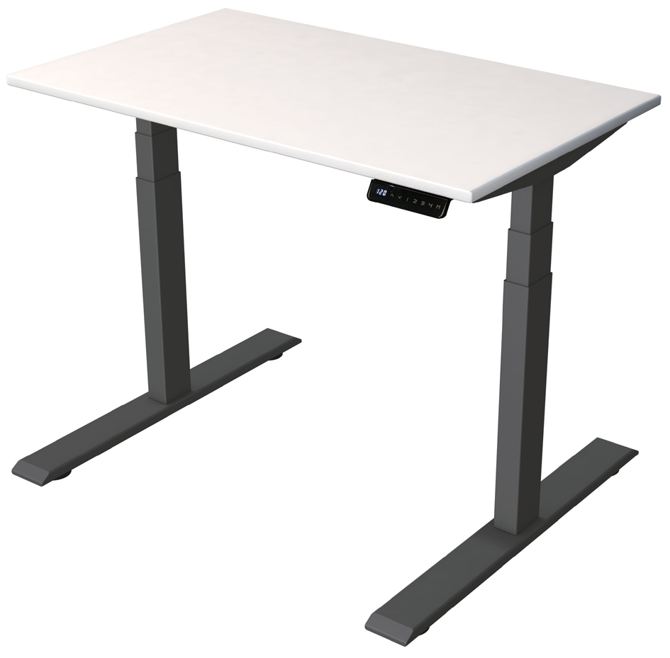 Bild von KERKMANN Schreibtisch Steh-/Sitztisch SmartOffice elektrisch Fuß anthrazit 120x65x63-127cm w