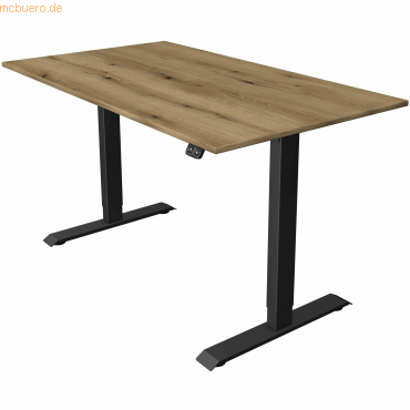 Bild von Kerkmann 10181555 Move 1 Elektrisch Höhenverstellbar Sitz-Stehschreibtisch Rechteckig Anthrazit 1.400 x 800 x 1.230 mm