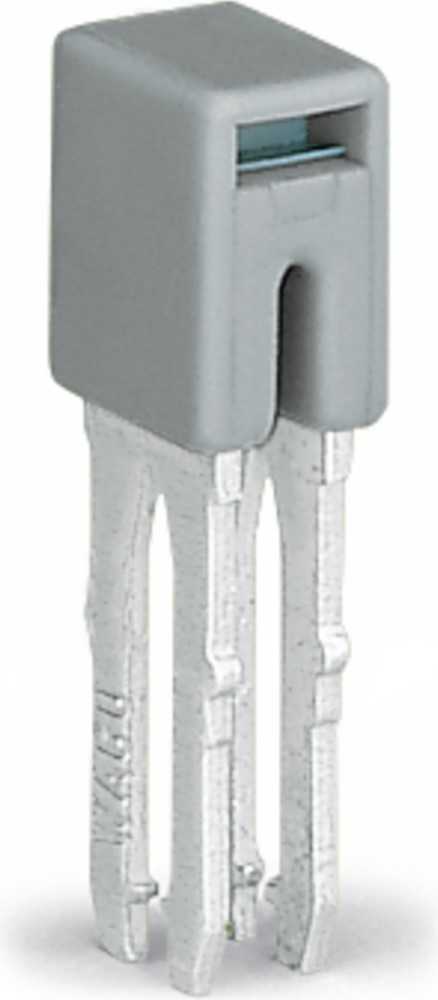 Bild von Wago Insulated adjacent jumper 24A grey (Diverse), Elektronikzubehör + Gehäuse, Grau