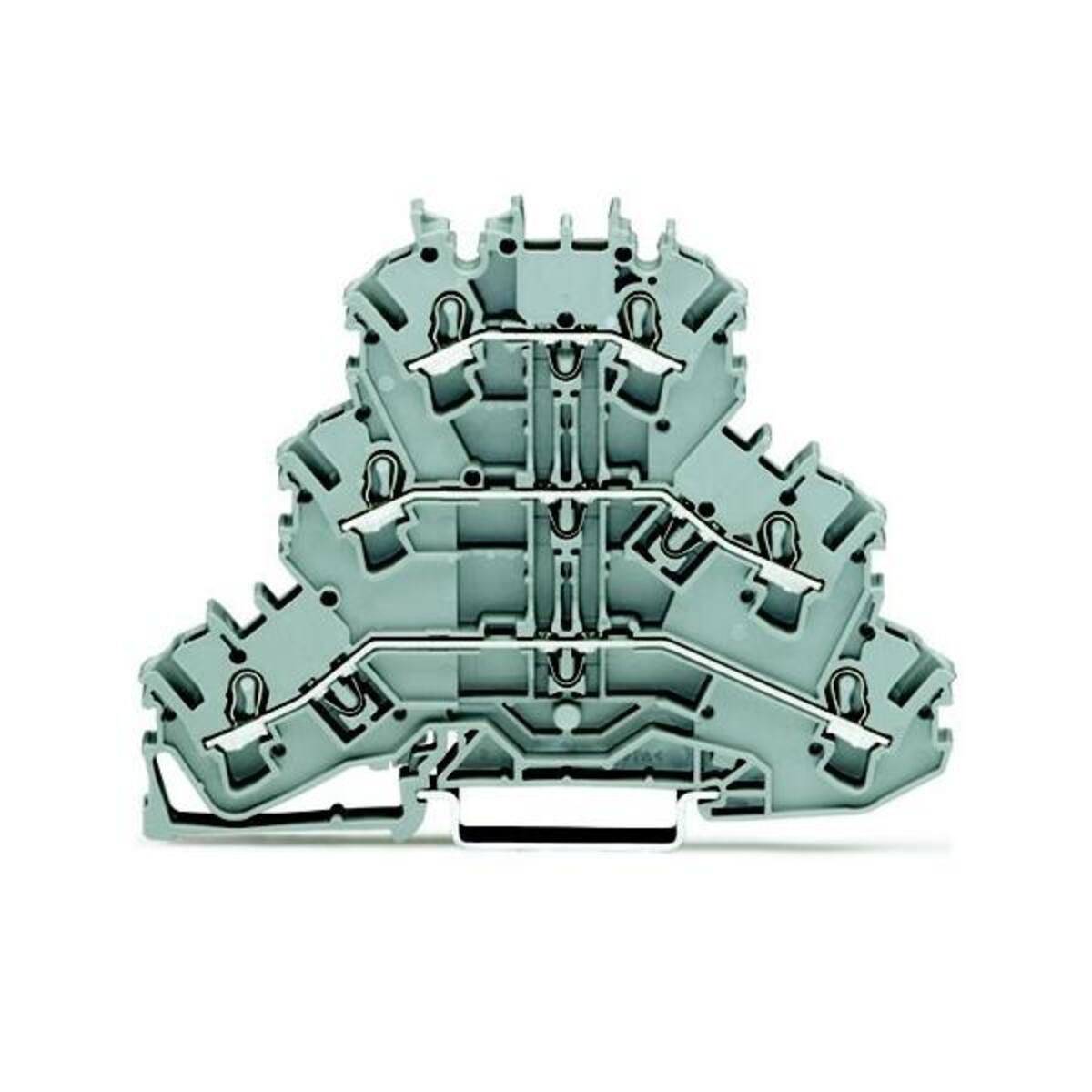 Bild von Wago TRIPLE DECK TERMINAL BLOCKS 2,5 MM2, Elektronikzubehör + Gehäuse, Grau