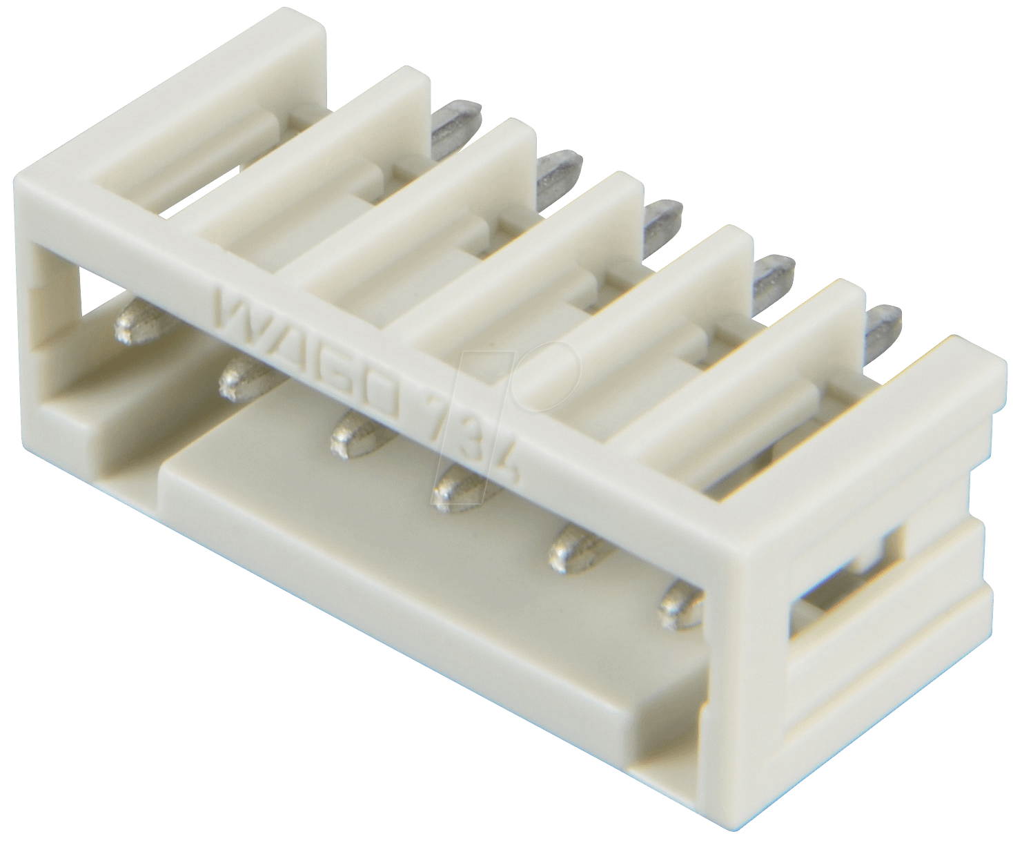 Bild von WAGO Stiftleiste (Standard) 2140 Polzahl Gesamt 6 Rastermaß: 3.50mm 734-136 100St.