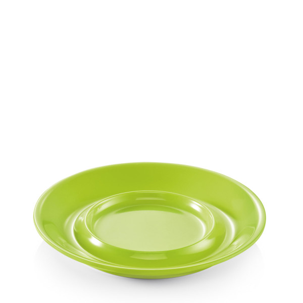 Bild von Campingbecher Untertasse SUMMER - Melamin - D: 14,5cm - grün