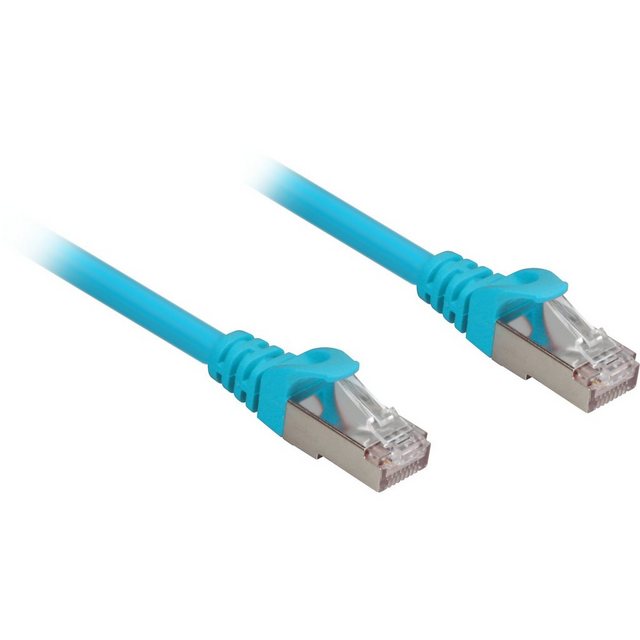 Bild von Sharkoon RJ45 CAT.6a SFTP LSOH bu 1,5m Halogenfrei (S/FTP, CAT6a, 1.50 m), Netzwerkkabel