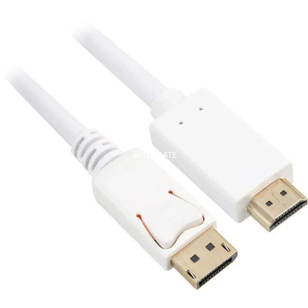 Bild von Sharkoon DisplayPort — HDMI (Typ A) (1 m, HDMI, DisplayPort), Video Kabel