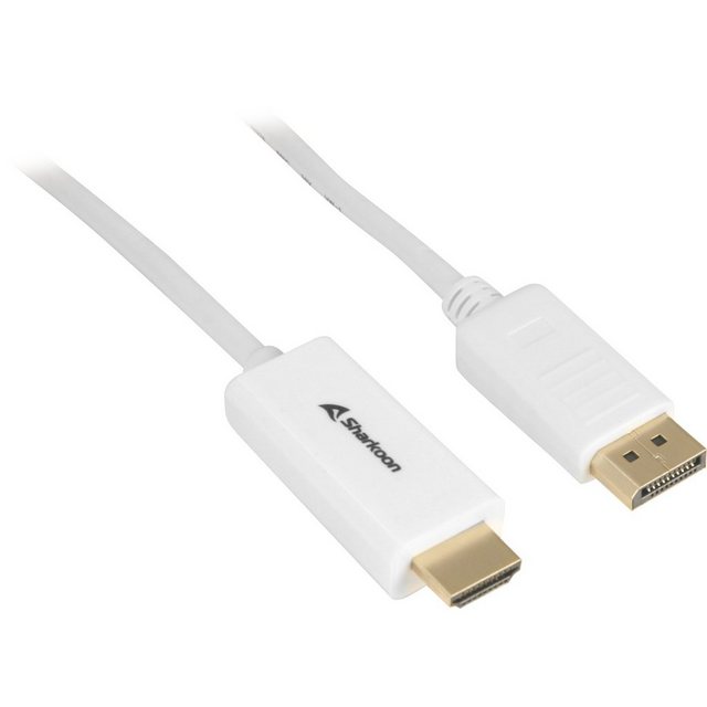 Bild von Sharkoon Sharkoon Adapterkabel Displayport 1.2 > HDMI 4K, Adapter