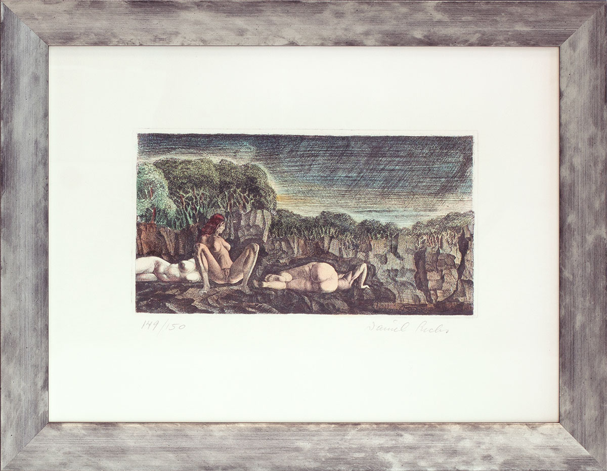 Bild von Daniel Friedemann Fuchs: Bild 'Erotische Darstellungen', gerahmt